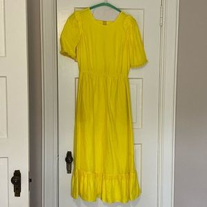 Le Fou Wilfred Yellow Aimery Dress